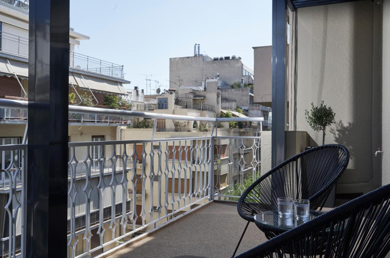 Ferienwohnung Patriarchou 4Bd Art Deco Penthouse Athen Exterior foto